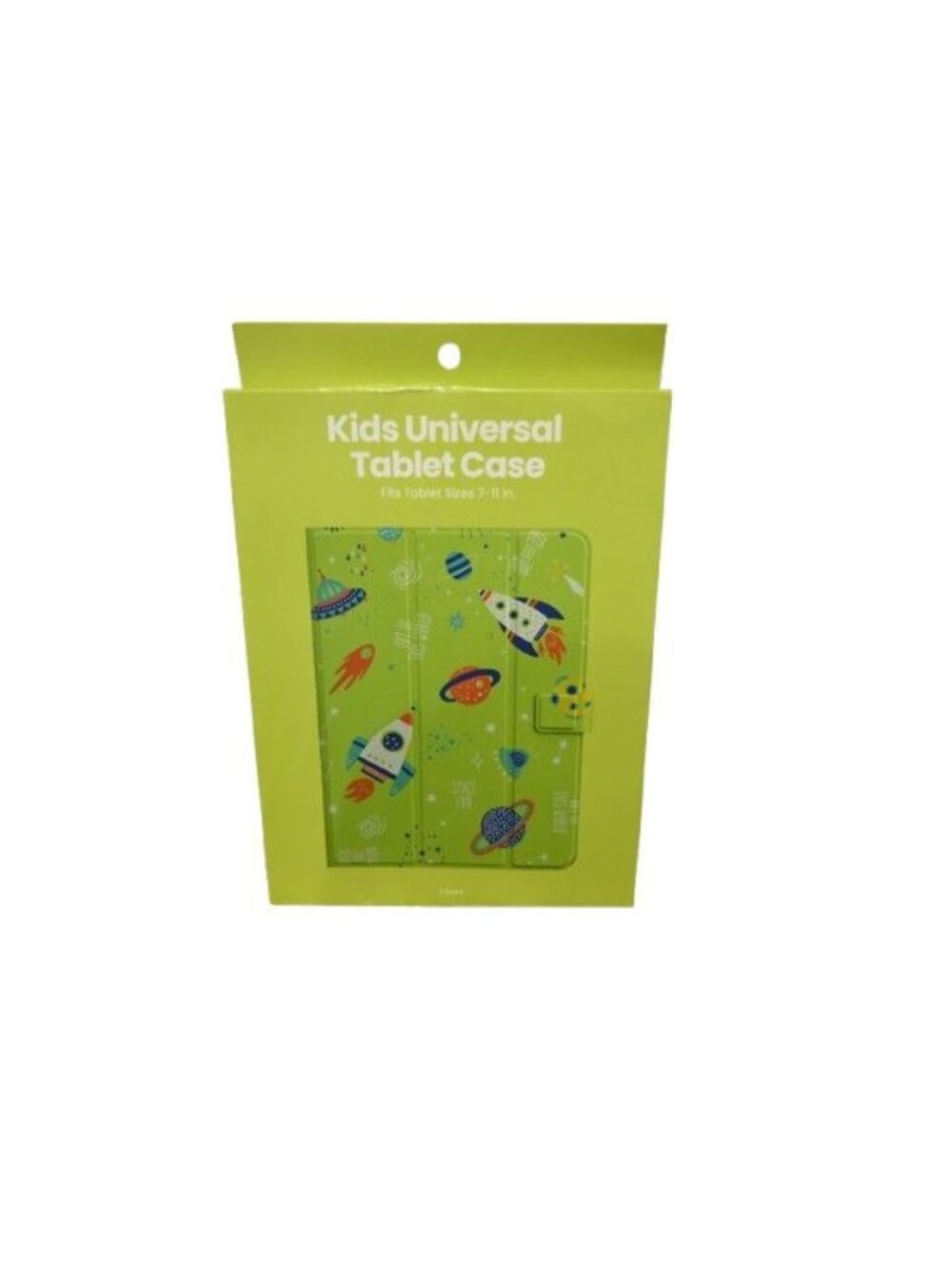 NIP Chug Kids Universal Green Space Themed Tablet Case Adjustable Viewing Fits 7